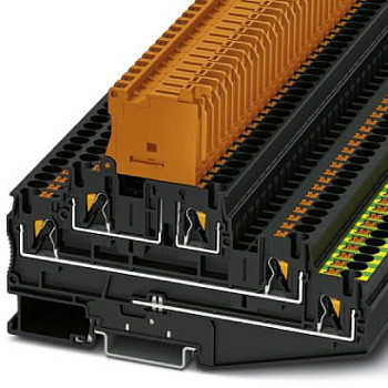 Клемма с рычажными размыкателями-PT 4-PE/L/HEDI