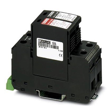 Молниеотвод / разрядник для защиты от импульсных перенапряжений типа 1/2-VAL-MS-T1/T2 335/12.5/1+1-FM