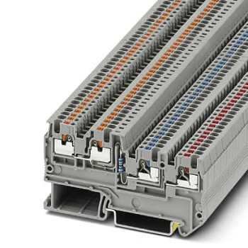 Клеммный модуль для подключения датчиков и исполнительных элементов-PTIO 1,5/S/3-L-R100K/O-M 120V