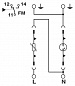 Молниеотвод / разрядник для защиты от импульсных перенапряжений типа 1/2-VAL-MS-T1/T2 175/12.5/1+1-FM