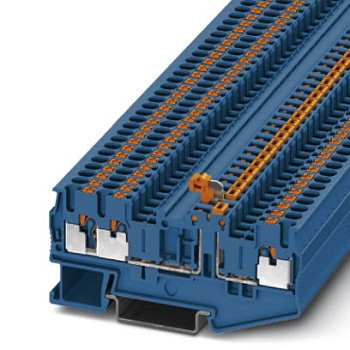 Клеммы с ножевыми размыкателями-PT 2,5-TWIN-MTB BU