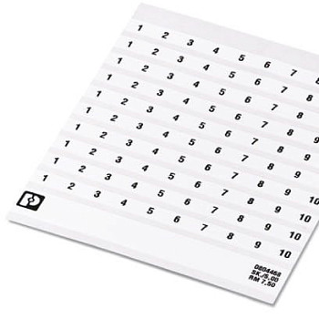 Маркировочные полосы-SK 10,0 REEL P10 WH CUS