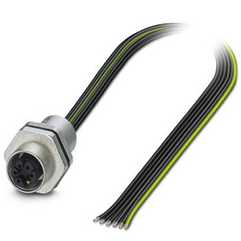 Встраиваемые разъемы-SACC-E-M12FSM-5PE-M16XL/0,2