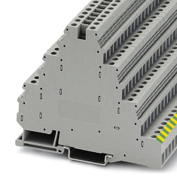 Заземляющие клеммы для выполнения проводки в зданиях-DLK 4-PE KAN