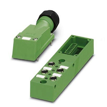 Коробка датчика и исполнительного элемента-SACB-4/3-L-C-M8