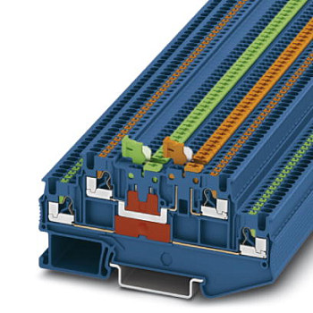 Клеммы с ножевыми размыкателями-PTT 1,5/S-2MT BU