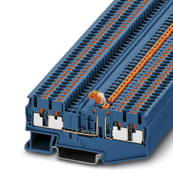 Клеммы с ножевыми размыкателями-PT 2,5-QUATTRO-MT BU