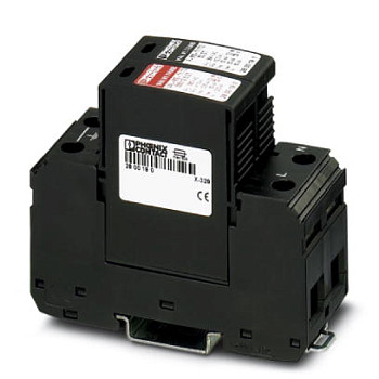 Молниеотвод / разрядник для защиты от импульсных перенапряжений типа 1/2-VAL-MS-T1/T2 335/12.5/1+1