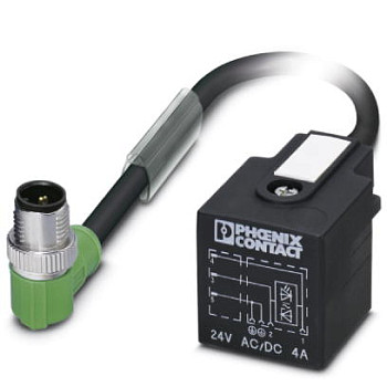 Кабель для датчика / исполнительного элемента-SAC-3P-MR/ 0,6-PUR/A-1L-Z SCO