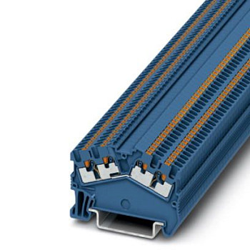 Проходные клеммы-PTS 1,5/S-QUATTRO BU