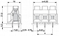 Клеммные блоки для печатного монтажа-MKDS 5 HV/ 2-9,52-Z