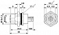 Встраиваемая гнездовая часть разъема-SACC-DSI-FSY-8CON-M16/0,5 SCO