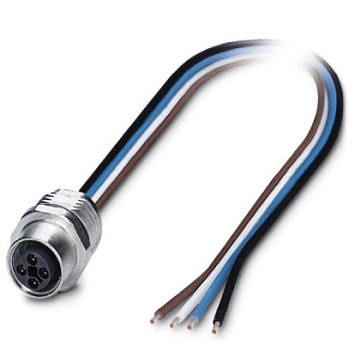 Встраиваемые разъемы-SACC-E-M12FST-4CON-M16/0,5