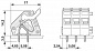 Клеммные блоки для печатного монтажа-ZFKDS 1,5-W-5,08