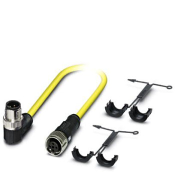 Кабель для датчика / исполнительного элемента-SAC-HZ-4P-MR/1,5-542/FS SCO BK