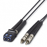 Соединительный оптоволоконный кабель-VS-PC-2X-POF-980-SCRJ/FSMA-1