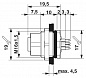 Einbausteckverbinder-SACC-DSI-M12FS-4CON-M16