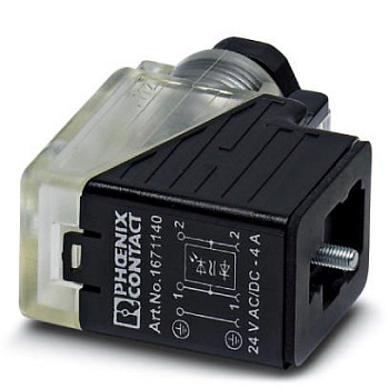 Штекерный модуль для электромагнитного клапана-SACC-V-3CON-PG9/BI-1L-S