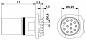 Flush-type connector-SACC-CI-M12FS-12CON-TOR 32