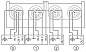 Децентрализ. устройство ввода-вывода-IBS RL 24 DIO 4/2/4-LK-2MBD