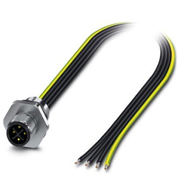 Встраиваемые разъемы-SACC-E-M12MSS-4P-M16XL/0,5 PE