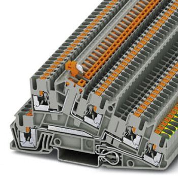 Заземляющие клеммы для выполнения проводки в зданиях-PTI 2,5-PE/L/LTB