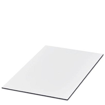 Пластина с гравировкой-GPK/SK 296X200X1,5 WH/BK