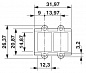 Монтажные рамы-VS-08-A-RJ45/LP-2-IP 20