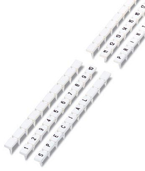 Маркировочные полосы Zack для маркировочных &quot;кнопок&quot;-BN-ZB 7,5/WH CUS