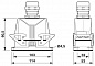 Комплект вставных соединителей-HC-STA-B16PT-BWD-LT-M25-ELCAL