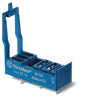 9711 Розетка для монтажа на плате для реле 46.61