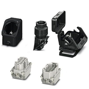 Комплект вставных соединителей-HC-EVO-B10PT-BWSC-HL-M25-PLRBK