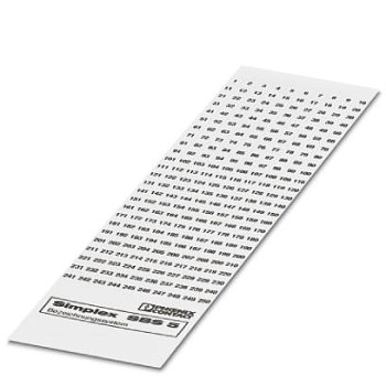 Маркировка для клеммных модулей-SBS 5: 1-500