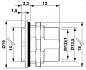 Крепежный резьбовой элемент корпуса-SACC-BP-F-M12/M15-6-THR PW