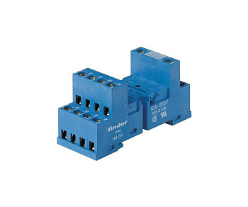 9464SMA Розетка с винтовыми клеммами (с зажимной клетью) для реле 55.32, 55.34, таймера 85.02, 85.04