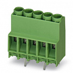 Клеммные блоки для печатного монтажа-MKDS 5N HV/ 4-ZB-6,35 BK
