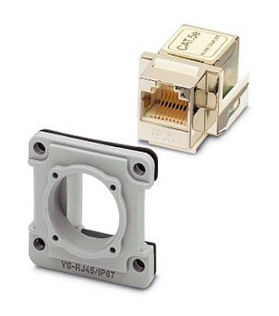 Комплект монтажной рамы-VS-08-A-RJ45/MOD-1-IP67-SET-BU