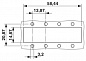 Монтажные рамы-VS-08-A-RJ45/LP-4-IP 20