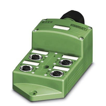Коробка датчика и исполнительного элемента-SACB-4/ 4-L-C NPN SCO