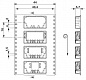 Клеммные блоки для печатного монтажа-PTSM 0,5/ 7-2,5-H SMD R44