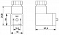 Штекерный модуль для электромагнитного клапана-SACC-VB-3CON-M12/CI-1L-SV 110V