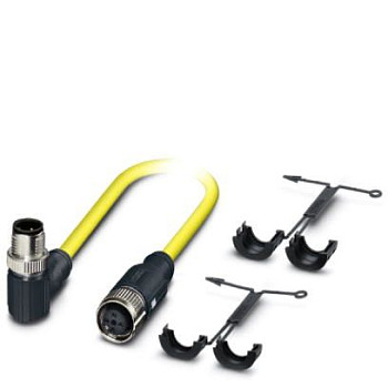 Кабель для датчика / исполнительного элемента-SAC-HZ-4P-MR/1,5-542/FSSHSCOBK