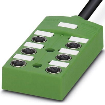 Коробка датчика и исполнительного элемента-SACB-6/ 6-5,0PUR SCO