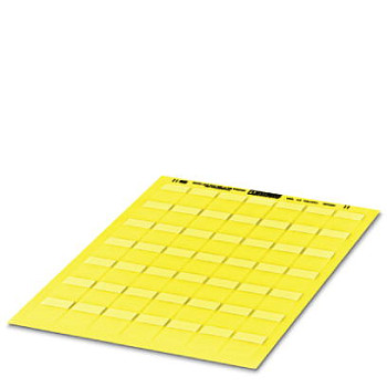 Этикетка-маркер для кабелей-WML 7,5 (25X13)A4 YE