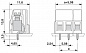 Клеммные блоки для печатного монтажа-MKDS 1,5/ 3-B-5,08 GNYE