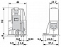 Клеммные блоки для печатного монтажа-MKDSP 95/ 1-20,0-FL