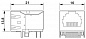 Гнездовая вставка для RJ45-VS-08-BU-RJ45-6/LH-1