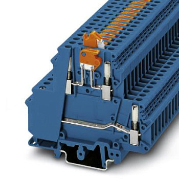 Клеммы с ножевыми размыкателями-UKK 5-MTK-P/P BU